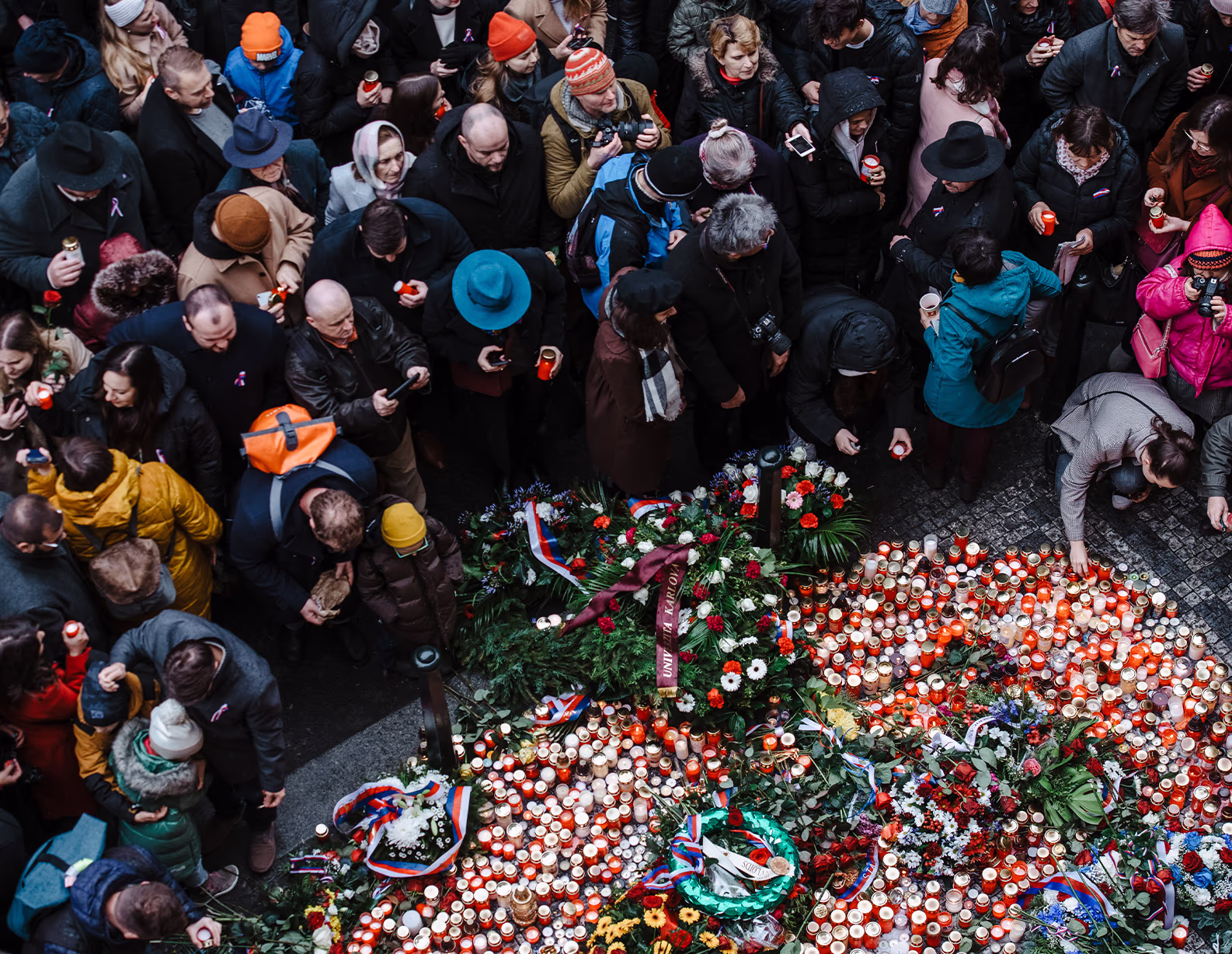 Den boje za svobodu a demokracii a Mezinárodní den studentstva